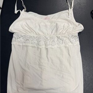 Commando brand bundle of white and black Lace Trim Cami Top